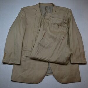 Bocaccio Uomo 50R 38x30 Khaki Mens Jacket Pants Suit